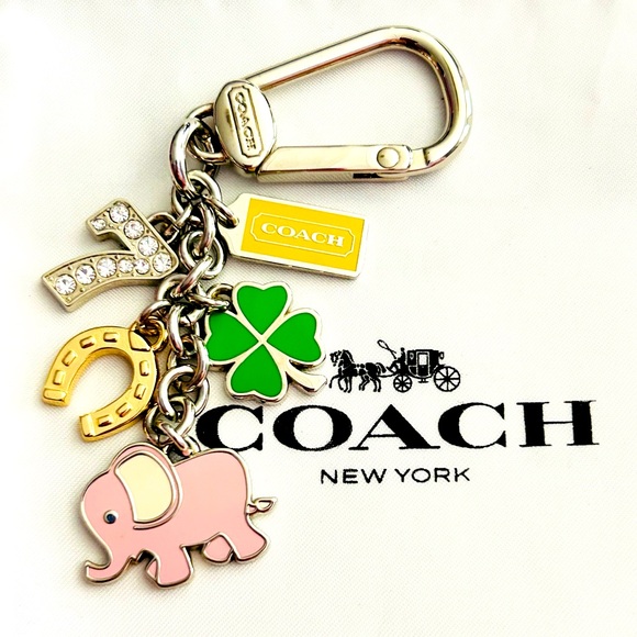 NWOT Coach Charm Keychain/ Bag Charm - Picture 11 of 11
